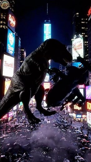 T-REX STRIKES BACK: Helicopters Destroyed Above New York City