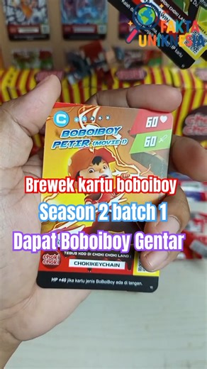 Brewek kartu boboiboy dari choki-choki season 2 part ke 5 #shorts #boboiboy #boboiboygalaxy