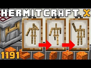 Animating Armor Stands & Resin Auto Crafting | Hermitcraft X 1191