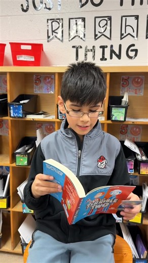 First Page Friday! Thank you to another great reader! You can check this book out in the Learning Commons! #CommitToTheG | New Hope Elementary
