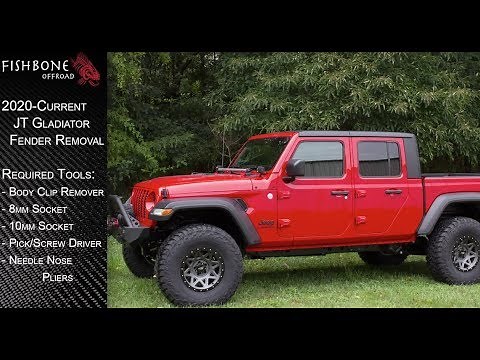 How To Remove Jeep Gladiator JT Stock Fenders: A Step by Step Guide