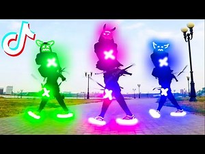 Monster TUTORIAL NEON MODE 😎🔥 Tuzelity Shuffle Dance TikTok Compilation 2024