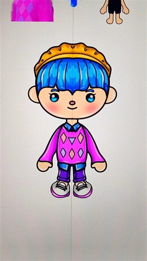 Baby Saja x Toca Boca 👶🏼 #drawing #art #digitalart #kpopdemonhunters #cartoon #shorts