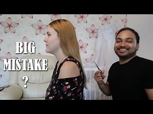 Husband Cuts Wife's Hair | Letting my husband cut my hair | Haircut at home
