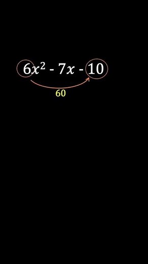 Factoring Trinomials 1#maths #mathematics #algebra #mathstricks #education