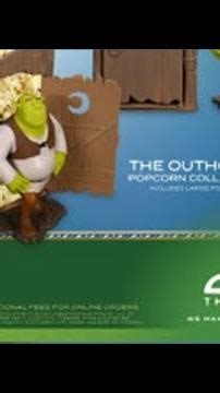 AMC Theatres celebrates 25th anniversary of Shrek with outhouse-themed collectible popcorn bucket