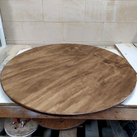 36 Inch Premium Pine Wood Lazy Susan Turntable | Lazy Susie for Large Tables | Provincial Wood Stain | Handcrafted in the USA - Etsy