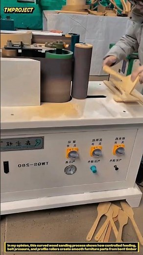 Wood Profile Sanding Machine : How Curved Parts Are Finished