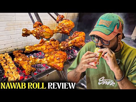 Nawab Roll Review | Cheese Roll With Drumsticks & Bihari Chikken Tikka