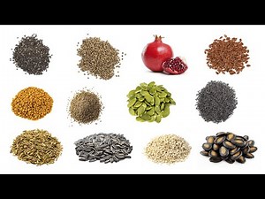 English Vocabulary - TYPES OF SEEDS