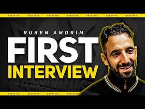 Ruben AMORIM's First Interview as Manchester United Manager!