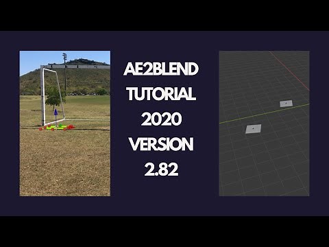 How to Install AE2blend in Blender version 2.82.