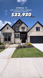 ✨New construction home in Cypress, Tx✨ 2 Story 4 Bed 3.5 Bath Home Office Game Room 2 Car Garage 3455 SF ✨$764,990🏡✨ For more information * ��Message me @norisoldit * ��Or click the link on my bio and fill out the form and someone from my team will contact you 📲 If you’re interested in buying or selling in Houston or surrounding areas contact me and I’ll be happy to assist! My services are completely free as a buyer’s • The home in the video is intended to showcase the builders product in the 