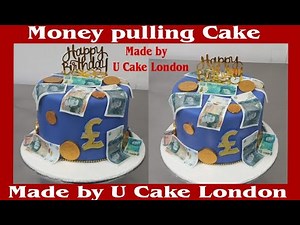 How to make a real money pulling cake/step by step