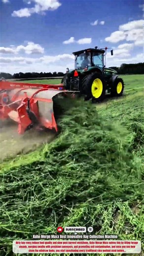 Kuhn Merge Maxx Best Innovative Hay Collection Machine #innovative#Machine