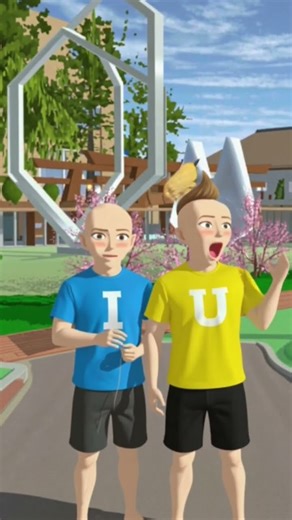 Upin & Ipin almost got scolded by his wife 🤣 #sakuraschoolsimulator