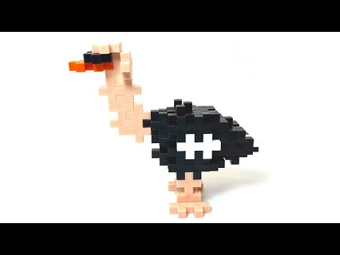 Crafting Ostrich | Plus-Plus Animals