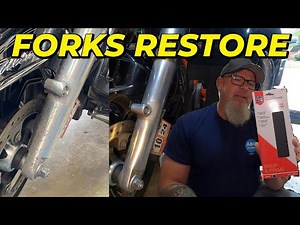 How to Clean Harley Davidson Forks #harleydavison #motorcycle