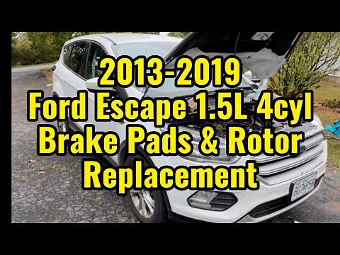 2013-2019 Ford Escape Brake Pads & Rotors Replacement | EASY AWD/4WD DIY Guide
