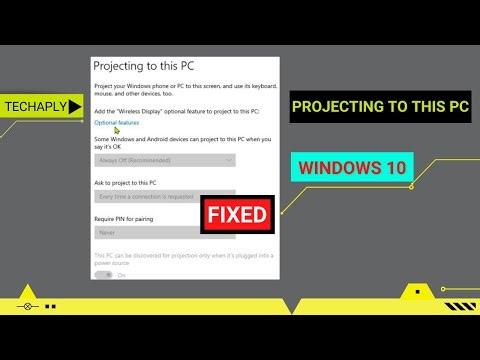 Laptop Projecting to This PC Problem Fixed