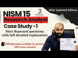 NISM Research Analyst Case Study Explained-1 | NISM Research Analyst Preparation 2026 | NISM XV