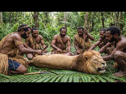 Indian Lion vs Korowai Tribe: Living Completely Off the Land | Documentary