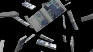 Download Money falling 3D for free