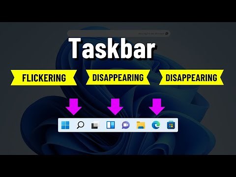How to Fix Taskbar Flickering, Blinking & Flashing (windows 10/11 )