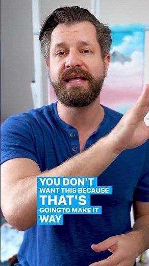 What Bob Ross Doesn't Show You When Using A Palette Knife!