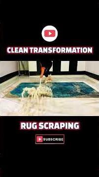 Rug Scraping Satisfying ASMR by Clean Transformation