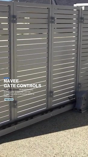 ARC Gate: A revolutionary sliding gate systen for narrow properties where driveway width is restricted. #autogates #autogatesystem #autogate