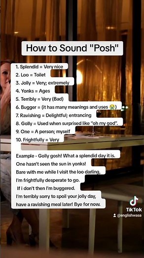 How to Sound Like a Posh British Person! #english #british #posh