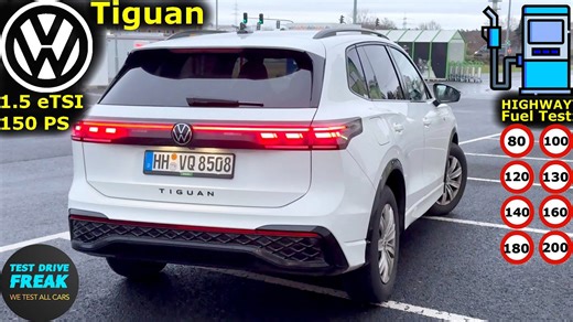 2024 VW Tiguan 1.5 eTSI R-Line (150 PS) 🚗 test drive with fuel consumption & performance test