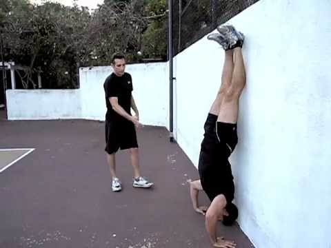 Hand Stand Push Up - Upside Down Push Up
