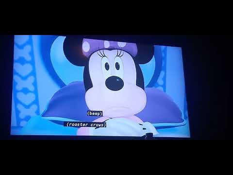 minnie bow toons alarm clocked out