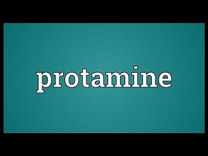 Protamine Meaning