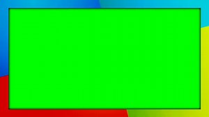 Colourful Border Animation Frame Green Screen Effect HD Video