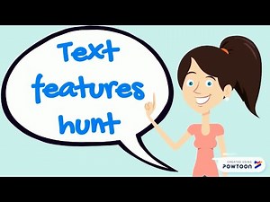 Nonfiction text features hunt