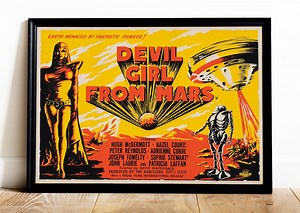 1954 Sci-fi B Movie Poster – Vintage Retro Alien Invasion Print PRINTABLE DOWNLOAD - Etsy Canada