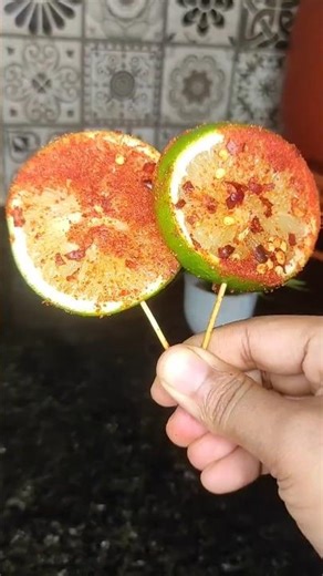 Spicy Lime Pickel 🤤 #short's #viral #pickel #lime