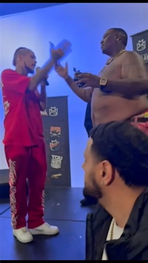 Trapmoney Baptain Blood on Instagram: "Yall if you wasn’t there it went a little like this !! 🥴🥴I did my best !! And the rest is history !! One thing about me is it could be a 20 song competition and my whole catalog gone be fire ✅stage performance ✅music and sound quality ✅ authenticity ✅own unique sound ✅ mf real rockstar but ong shout out to @bandboyjuice my nigga went hard asf and I told him before the show started it was me or him !! Good shit my nigga and I wish you much su