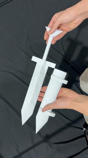 DIY ⚔️ How to Make a Medieval Sword from A4 Paper | Paper Craft & Origami #shorts