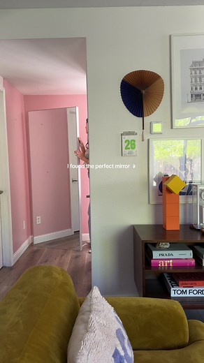 The Most Affordable Floor Mirror: Hovet Mirror from IKEA