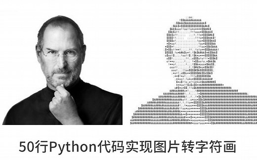 【公开课】50行Python代码实现图片转字符画【实验楼技术教程】