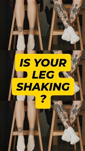 Look Down... Is Your Leg Shaking Right Now? 😳 #facts #physchology #brain #science #stress #shaking