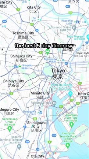 Best 5-Day Tokyo Itinerary for First Timers