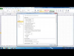 How to Change the Decimal Separator Symbol in Excel 2010