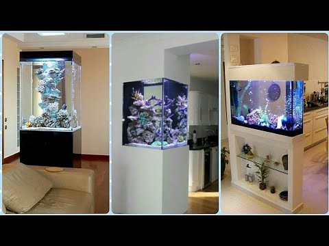 Beautiful Aquarium Interior Decorating Ideas|Wall Aquarium Decor Designs And Ideas