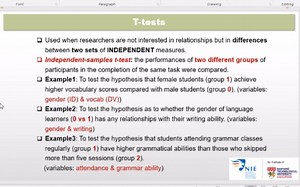 Independent-samples T-tests