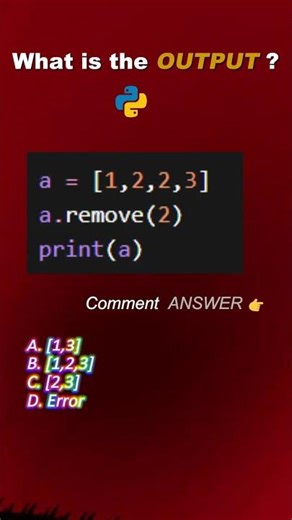 🔥 99% Beginners Get This Python Output Wrong! 😱 | Python Interview Question #coding #python